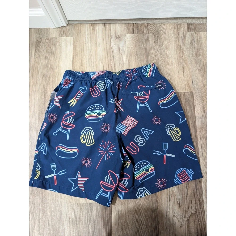 Chubbies, Mens M, Swim Trunks The Patriotic Lights, 7